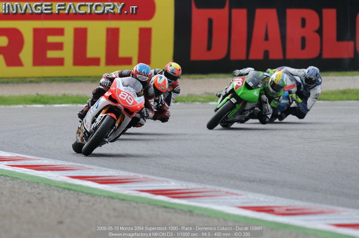 2009-05-10 Monza 2054 Superstock 1000 - Race - Domenico Colucci - Ducati 1098R